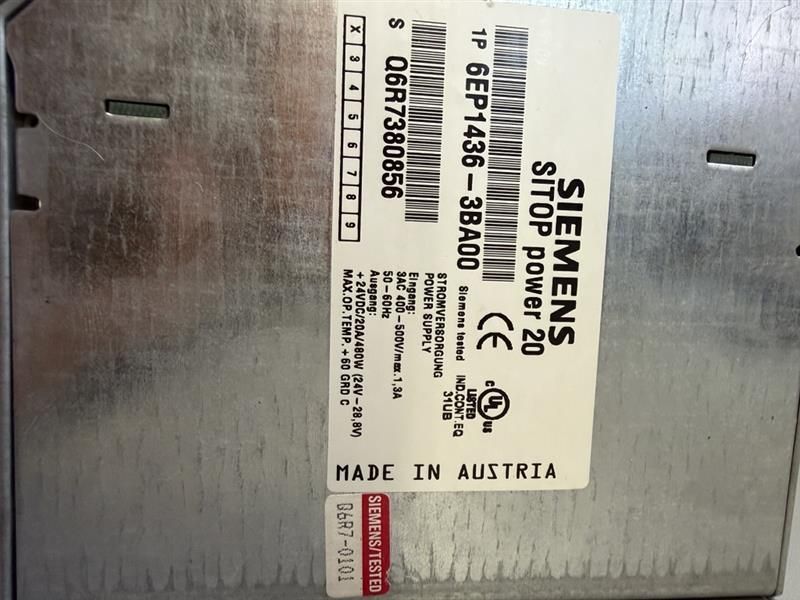 SITOP, STROMV., E:, 400-500V SIEMENS – Bild 2 von 2